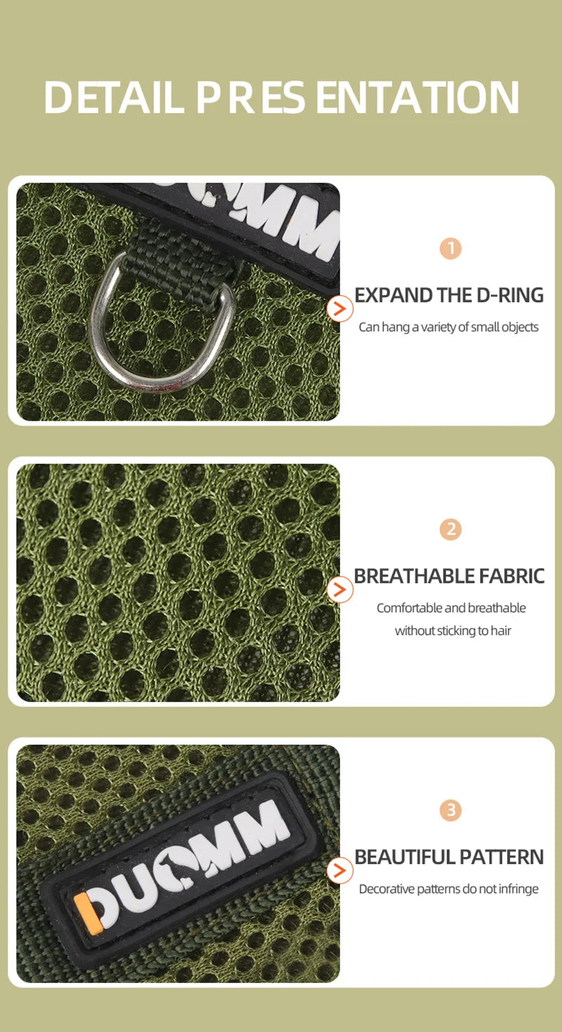 Small Dog Harness and Leash Set